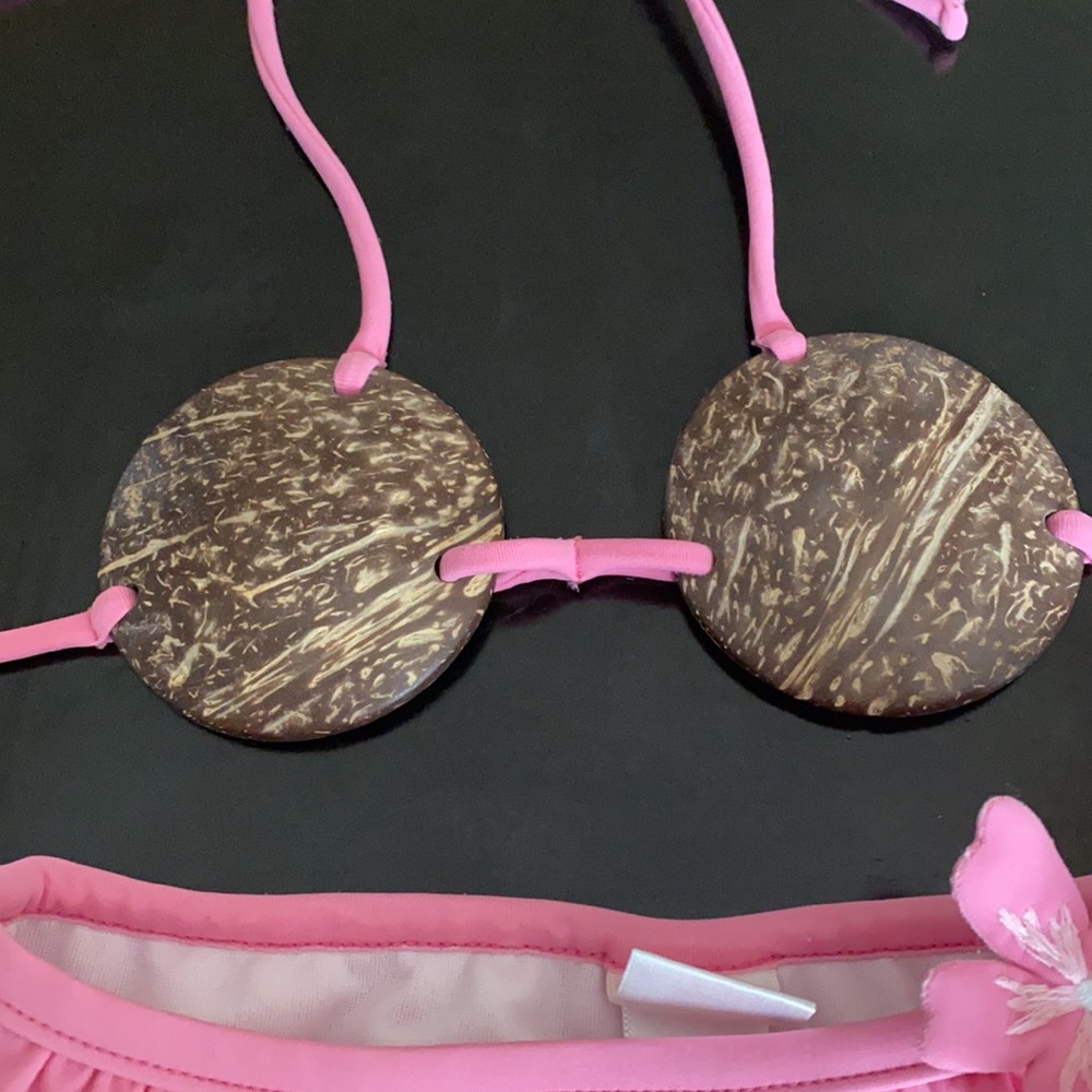 Vintage Janie & Jack coconut shell bikini - Picture 2 of 7